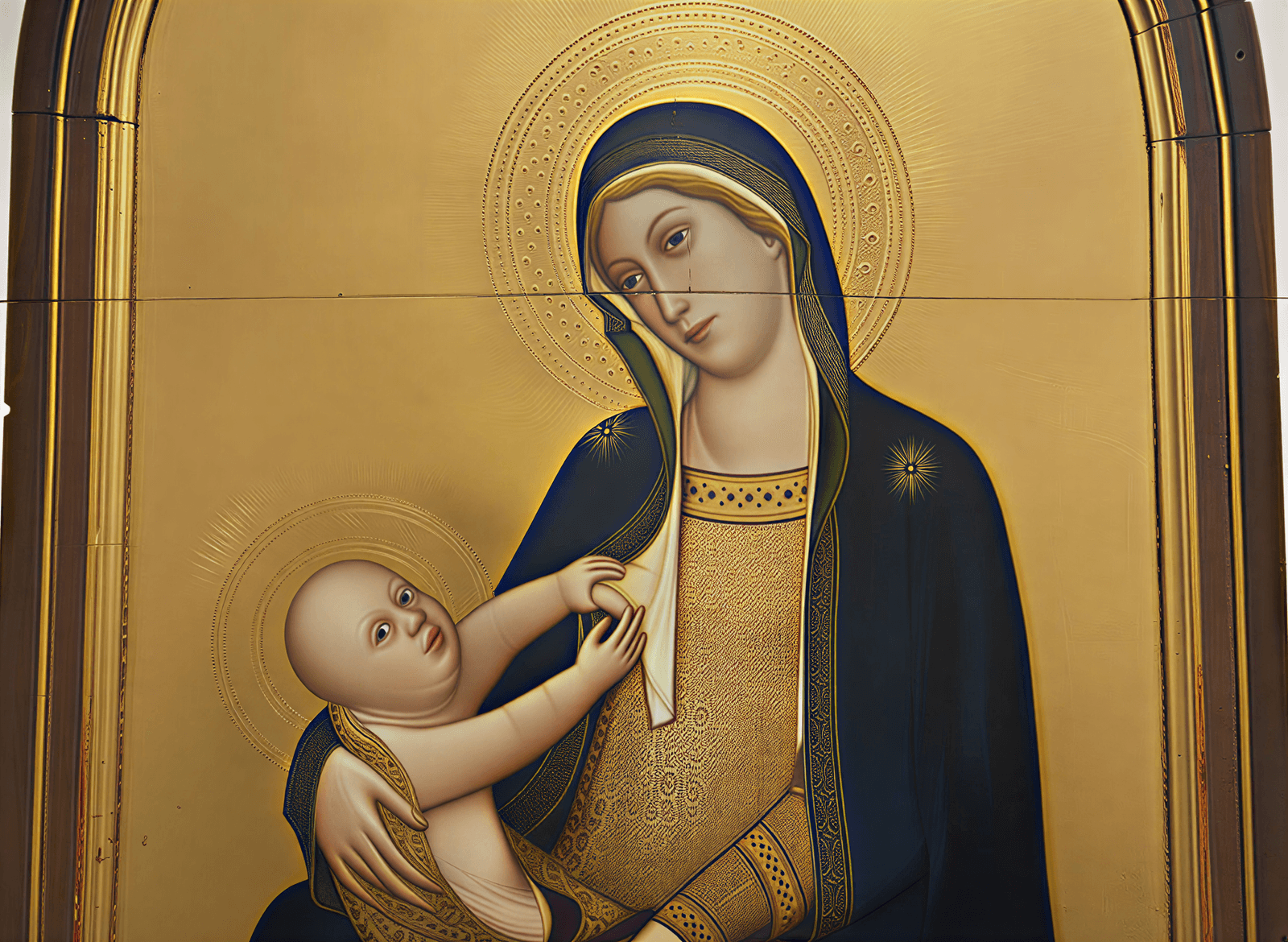 Madone et Enfant Éblouissants